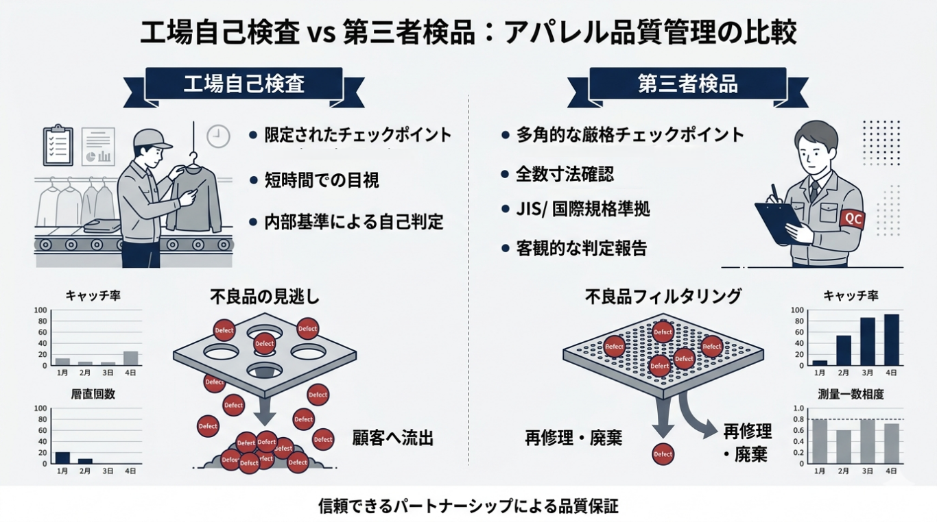 アパレル検品
第三者検品
　DESIGNLAB.