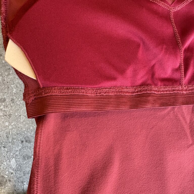 ブラトップトップ付Tシャツ ブラパッド 取り外し可能 バスト下平ゴム